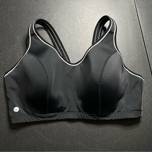 Lane Bryant Livi Active Black Underwire Sports Bra
